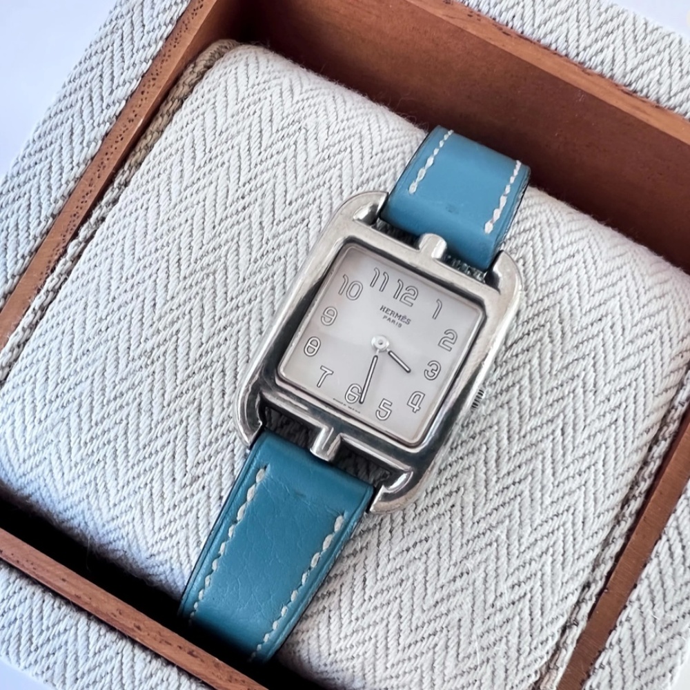 Hermès Cape Cod PM Petite Modèle 925 Sterling Silver CC.1250 Women's Wrist Watch